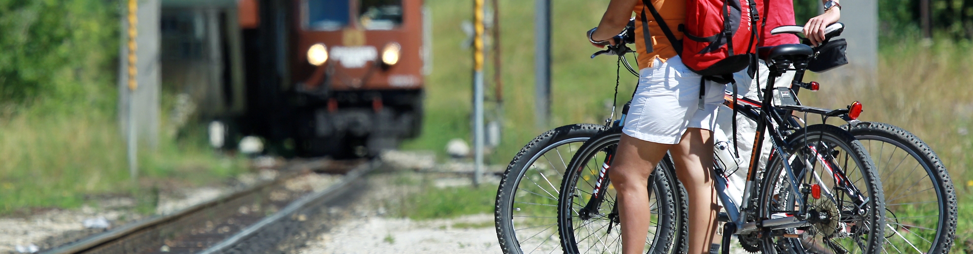 on the way by bike…