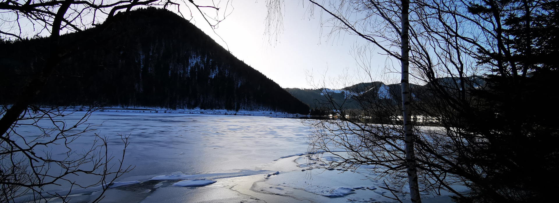 Ice diving and ice fishing
