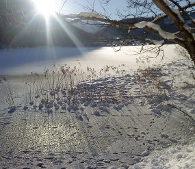 Erlaufsee Winter © TVB Mariazeller Land/Digruber