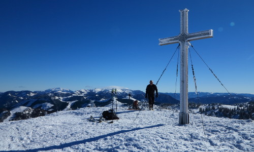 Gipfelkreuz am Toniongipfel, © Franz Fidi