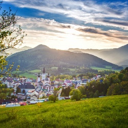 Blick auf Mariazell im Frühjahr, © TV Hochsteiermark | Fred Lindmoser