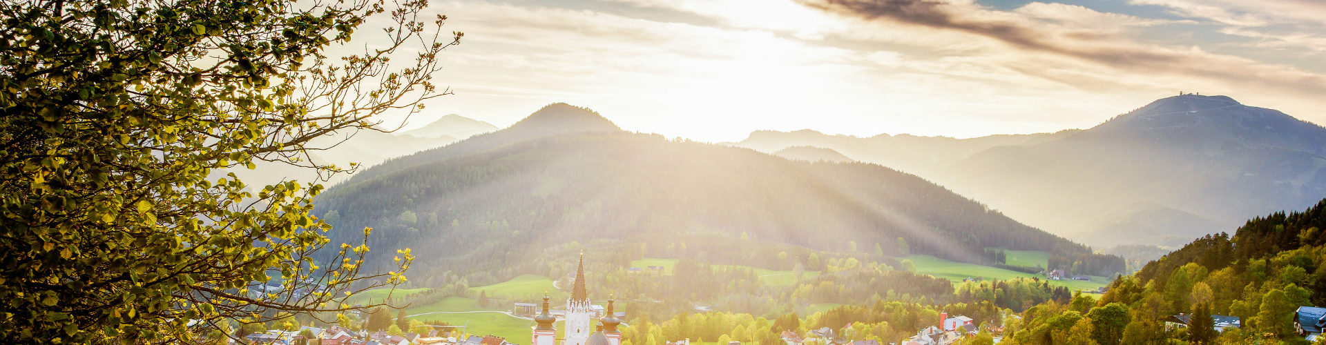 Blick auf Mariazell, © TVB Mariazeller Land/Fred Lindmoser