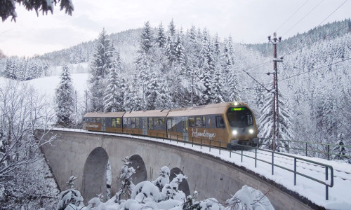 Mariazellerbahn-Himmelstreppe, © NÖVOG / Heussler Mariazellerbahn-Himmelstreppe, © NÖVOG / Heussler
